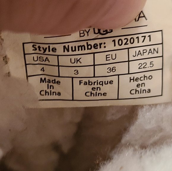 Koolaburro by UGGS camel suede leather youth girls size 4 GUC - Picture 6 of 10